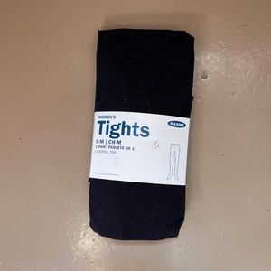 Unopened black tights